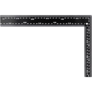 Hardware, TRY SQUARE, STEEL, BLACK 300x200MM, VOREL