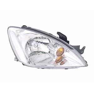 Lights, Right Headlamp (Halogen, Takes H4 Bulb, Electric Adjustment) for Mitsubishi LANCER Saloon 2003 2007, 