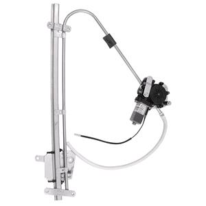 Window Regulators, Front Right Electric Window Regulator (with motor) for MITSUBISHI SHOGUN Mk II (V_W, V4_W), 1990 2000, 2/4 Door Models, WITHOUT One Touch/Antipinch, motor has 2 pins/wires, AC Rolcar