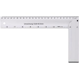Hardware, ALUMINIUM TRY SQUARE 250MM, VOREL