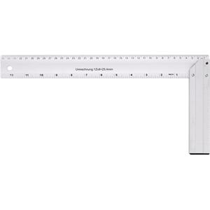 Hardware, ALUMINIUM TRY SQUARE 350MM, VOREL