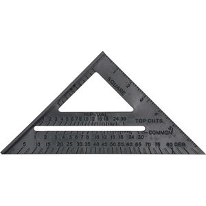 Hardware, TRIANGLE RULER 180MM, VOREL