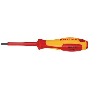 VDE Screwdrivers, KNIPEX 18776 VDE Insulated Hexagon Screwdriver, 4.0 x 75mm, Draper