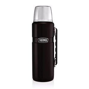 Flasks, Thermos 1.2L King Stainless Steel Flask with Handle Black, Thermos