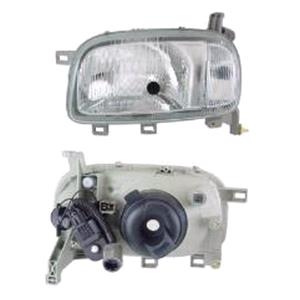 Lights, Left Headlamp (Takes H4 Bulb, With Load Level Adjustment, Supplied Without Motor, Original Equipment) for Nissan MICRA 1997 1998, 