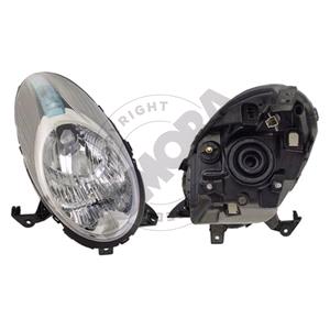 Lights, Right Headlamp (Takes H4 Bulb) for Nissan MICRA C C 2008 2011, 