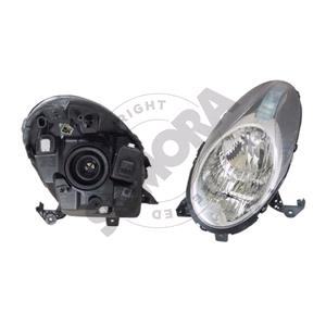 Lights, Left Headlamp (Takes H4 Bulb, Supplied With Motor & Bulb, Original Equipment) for Nissan MICRA C C 2008 on, 