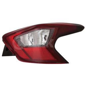 Lights, Right Rear Lamp (Supplied Without Bulbholder) for Nissan MICRA V 2017 on, 