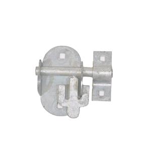 Locks and Security, MOY Galvanised Oval Padbolt   4 Inch, Moy
