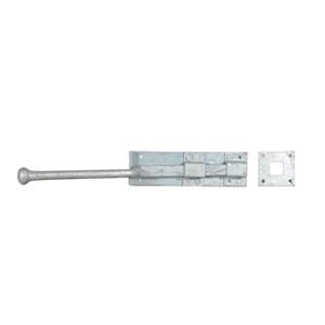 Locks and Security, MOY Monkey Tail Bolt Galvanised   300mm, Moy