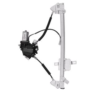Window Regulators, Front Right Electric Window Regulator (with motor) for NISSAN ALMERA (N15), 1995 2000, 4 Door Models, WITHOUT One Touch/Antipinch, motor has 2 pins/wires, AC Rolcar