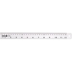 Hardware, ALUMINIUM RULER  300 MM, VOREL