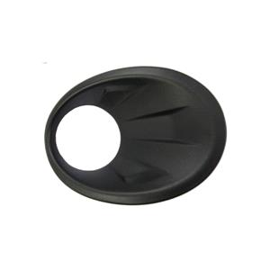 Grilles, Qashqai 2010 2014 LH (Passenger Side) Front Bumper Grille, With Hole For Fog Lamp, Matte Black, 