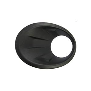 Grilles, Qashqai 2010 2014 RH (Drivers Side) Front Bumper Grille, With Hole For Fog Lamp, Matte Black, 