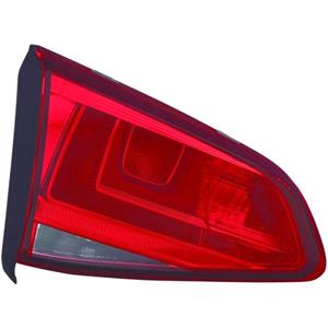 Lights, Left Rear Lamp (Inner, On Boot Lid, Conventional Bulb Type) for Volkswagen GOLF VII 2013 2016, 