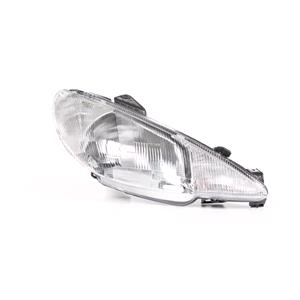 Lights, Right Headlamp (Single Reflector) for Peugeot 206 SW 1999 2003, 