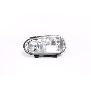 Lights, Left Headlamp (With Fog Lamp, Takes H1/ H3/ H7 Bulb) for Volkswagen GOLF Mk IV Estate 1998 2004, 