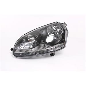 Lights, Left Headlamp GTI (Black Bezel) for Volkswagen GOLF V 2004 2009, 