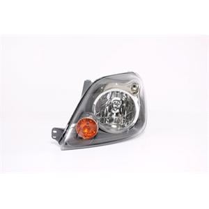 Lights, Left Headlamp (Halogen, Takes H4 Bulb, Supplied With Motor) for Ford FIESTA V 2006 2008, 