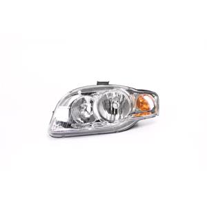 Lights, Left Headlamp (With Amber Indicator, Halogen, Takes H7/H7 Bulbs) for Audi A4 Convertible 2005 2008, 