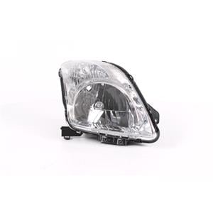 Lights, Right Headlamp (Chrome Bezel, With Load Level Adjustment) for Suzuki SWIFT III 2005 on, 