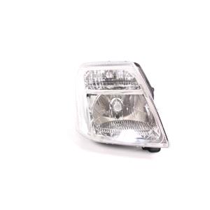Lights, Right Headlamp (Halogen, Takes H4 Bulb, Supplied With Motor) for Citroen C2 2003 on, 
