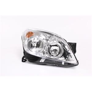 Lights, Right Headlamp (Halogen, Takes H1/H7 Bulbs, Supplied With Motor) for Opel ASTRA H 2007 2009, 
