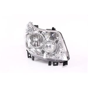 Lights, Right Headlamp (Halogen, Takes H7 / H1 Bulbs, Supplied With Motor) for Citroen RELAY Flatbed / Chassis 2007 2011, 