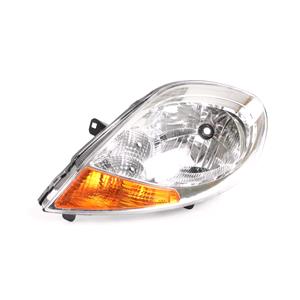 Lights, Left Headlamp (With Amber Indicator, Halogen, Takes H4 Bulb, Supplied With Motor) for Opel VIVARO Flatbed / Chassis 2007 on, 