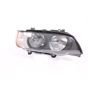 Lights, Right Headlamp (With Clear Indicator, Halogen, Takes H7/HB3 Bulbs, Supplied With Motor) for BMW X5 2000 2003, 