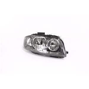 Lights, Right Headlamp (Halogen, Takes H7 / H11 Bulbs) for Audi A3 Sportback 5 Door 2003 2008, 