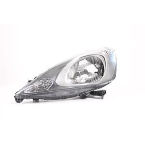 Lights, Left Headlamp (Electric Without Motor, Takes H4 Bulb) for Honda JAZZ 2008 2011, 