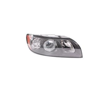 Lights, Right Headlamp (Halogen, Takes H7 / HB3 Bulbs, Supplied With Motor) for Volvo S40 II 2004 2007, 
