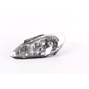 Lights, Left Headlamp (Halogen, Takes H4 Bulb, Supplied With Motor) for Hyundai i10 2008 2011, 