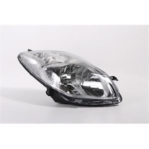 Lights, Right Headlamp (Halogen, Takes H4 Bulb, Supplied Without Motor) for Toyota YARIS/VITZ 2009 2011, 
