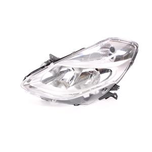 Lights, Left Headlamp (With Chrome Bezel, Takes H7/H7 Bulbs, Supplied Without Motor) for Renault CLIO III 2009 on, 