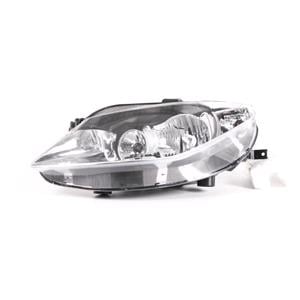 Lights, Left Headlamp (Halogen, Twin Reflector, Takes H7 / H7 Bulbs) for Seat IBIZA V SPORTCOUPE  2008 2012, 