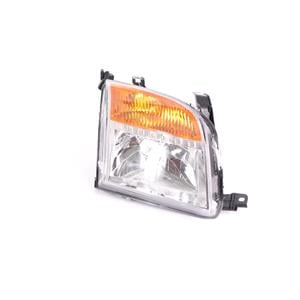 Lights, Right Headlamp with amber indicator. Halogen (Takes H4 Bulb, Supplied With Motor) for Ford FUSION 2006 on, 