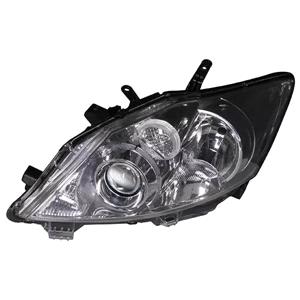 Lights, TY AuRS 2010 2013 HEAD LAMP CHROME W RuBBER RHD LH ELECTRIC W O MOTOR   Toyota AURIS VAN van 2006 to 2013, 