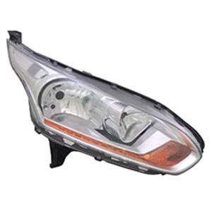 Lights, Right Headlamp (Chrome, Electric, Supplied with Motor) for Ford TRANSIT CONNECT Kombi 2013 Onwards, 