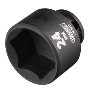 3/8" Impact Sockets, Draper 20175 HI TORQ Metric Impact Socket, 3/8" Sq. Dr., 24mm, Draper