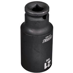 3/8" Impact Sockets, Draper 20177 HI TORQ Metric Deep Impact Socket, 3/8" Sq. Dr., 21mm, Draper