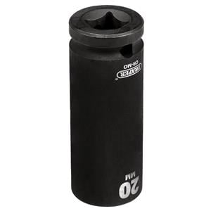 1/2" Impact Sockets, Draper 20191 Hi TORQ Deep Impact Socket, 1/2" Sq. Dr., 20mm, Draper