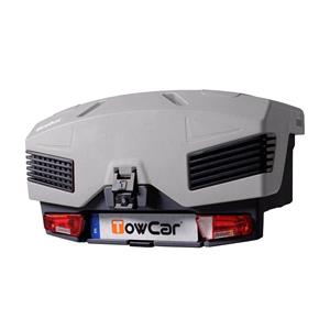 Roof Boxes, TowBox Evo Classic 300L Grey Towbar Cargo Box, TowCar