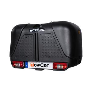 Roof Boxes, TowBox V2 390L Black Towbar Cargo Box, TowCar