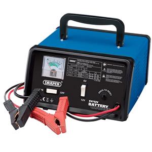Battery Charger, Draper 20486 6-12V 4.2A Battery Charger, Draper