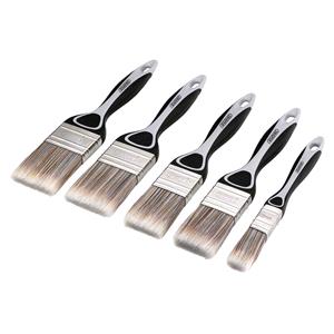 Paint Brushes, Draper 20618 Soft Grip Flat Paint Brush Set (5 Piece), Draper