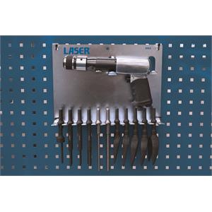Air Compressors and Air Tools, Air Hammers & Chisels Wall Panel Set 18pce, LASER