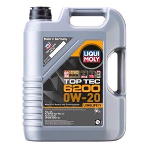 Engine Oils, Liqui Moly 0W 20 C5 Top Tec 6200 Engine Oil   5 Litres, Liqui Moly