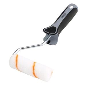 Paint Rollers, Sleeves and Trays, Draper 20792 Medium Pile Polyester Paint Roller with Soft Grip Handle, 4"/100mm, Draper